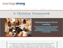 Tablet Screenshot of marriagestrong.net